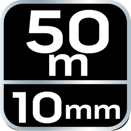 Taśma miernicza stalowa 50 m x 10 mm