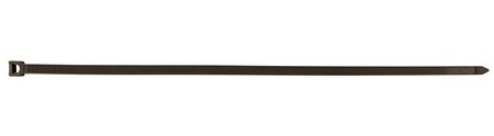Opaski zaciskowe ogrodowe 7,6 x 380mm, 50 szt., brązowe