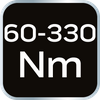 Klucz dynamometryczny dwukierunkowy 1/2", 60-330Nm
