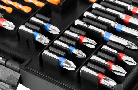 Zestaw wierteł i bitów, 20 szt.