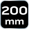 Szczypce wydłużone proste 40% FS 200 mm