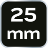Nasadka sześciokątna 1/2", 25 mm, Superlock