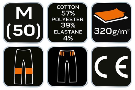Spodnie dresowe COMFORT, czarno-szare, rozmiar M