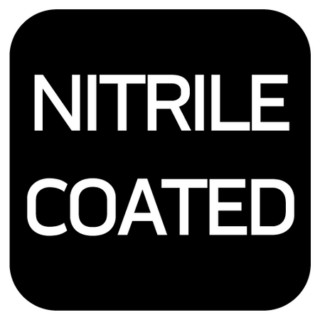 Rękawice robocze, poliester pokryty nitrylem, 4131X, rozmiar 9 (karta)