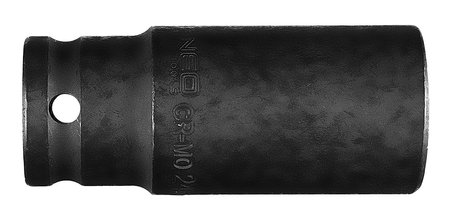 Nasadka udarowa 1/2" długa, 24 x 78mm , Cr-Mo