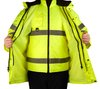 Kurtka robocza ostrzegawcza 5w1, ocieplana, żółta, rozmiar XXXL