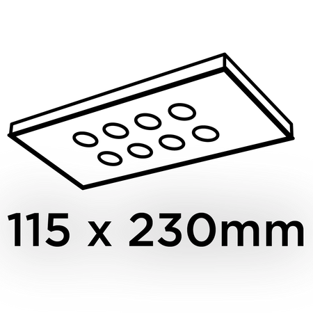 Szlifierka oscylacyjna 380W, stopa 115 x 230 mm