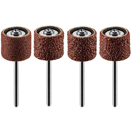 Taśma szlifierska 12.7 mm, K60, K80, K120, K240, zestaw 100 szt, + trzpień 3.2 mm, 2 szt.