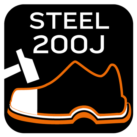 Półbuty robocze S1 SR Neo Air, stalowy podnosek, pomarańczowe, rozmiar 44