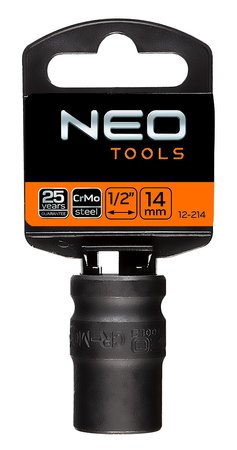 Nasadka udarowa 1/2", 14 x 38mm, Cr-Mo