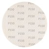 Krążki ścierne, perforowane, na rzep z otworami 225 mm, P150, 5 szt.