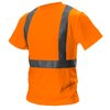 T-shirt ostrzegawczy, pomarańczowy, rozmiar XXL