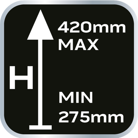 Podstawki pod samochód 2 t, 278-423 mm