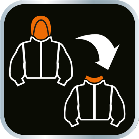 Kurtka robocza softshell z kapturem odpinanym, rozmiar XL