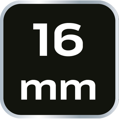Nasadka sześciokątna 3/8", 16 mm