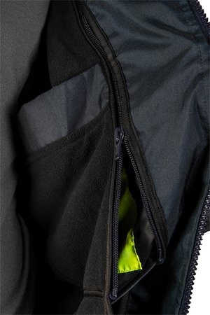 Kurtka robocza ostrzegawcza 3w1, ocieplana, żółto-granatowa, rozmiar S