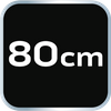 Poziomnica aluminiowa S 300, 3 libelle, 80 cm