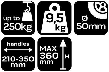 Stojak motocyklowy na tylne koło