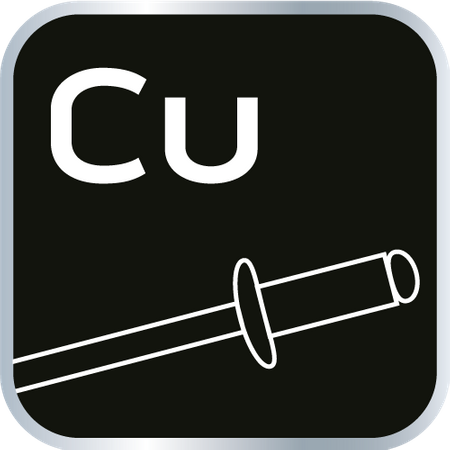 Nitownica czołowa do nitów stalowych i aluminiowych 2.4/3.2/4.0/4.8 mm