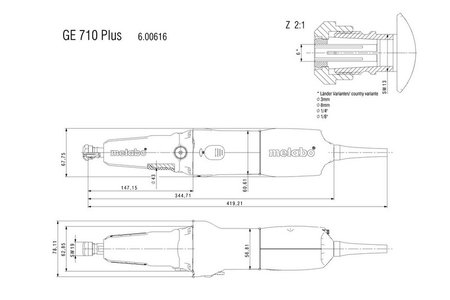 SZLIFIERKA PROSTA GE 710 PLUS