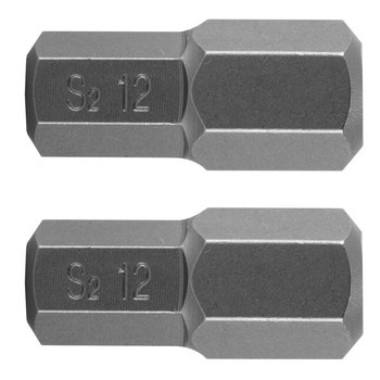 Końcówka HEX 12 x 30 mm, S2 x 2 szt.