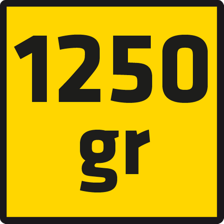 Siekiera 1250 g, trzonek z włókna szklanego