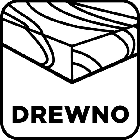 Otwornice do drewna 60 - 95 mm, h 40 mm, zestaw 5 szt.