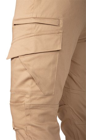 Spodnie robocze OUTDOOR, typu jogger, beżowe, rozmiar XS