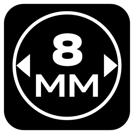 Podkładki silikonowe samoprzylepne 8mm, 30 szt.