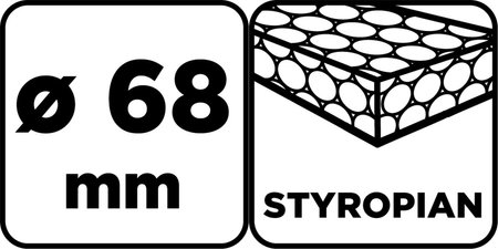 Frez do styropianu 68 mm