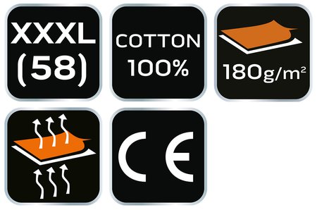 T-shirt z nadrukiem, mechanik, rozmiar XXXL