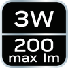 Lampa warsztatowa akumulatorowa 200 lm COB + latarka