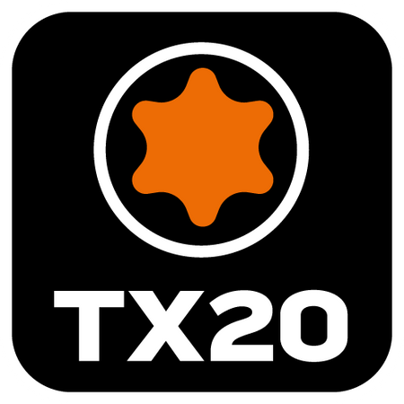 Bity udarowe TX20 x 25 mm, 2 szt.