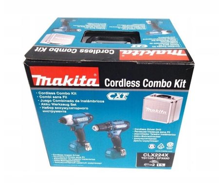 Makita Zestaw Combo 12V CXT CLX224X (DF333D + TD110D) 2x1.5Ah