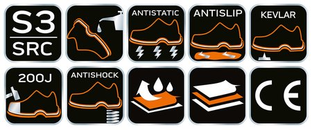 Trzewiki robocze S3 SRC, rozmiar 45