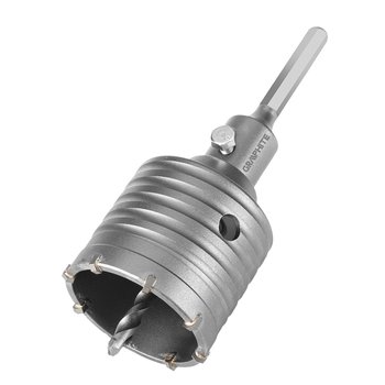 Otwornica widiowa 65 mm z adapterem HEX oraz wiertłem pilotującym