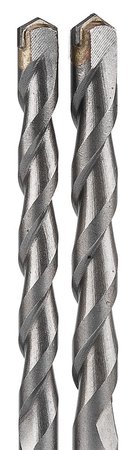 Zestaw wierteł do betonu hartowane: 4, 5, 6, 8, 10 mm, 5 szt.