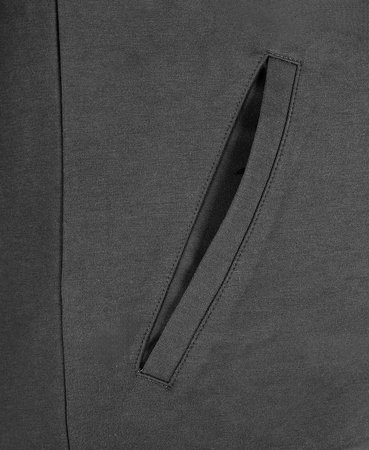 Bluza rozpinana z kapturem COMFORT, szara, rozmiar L