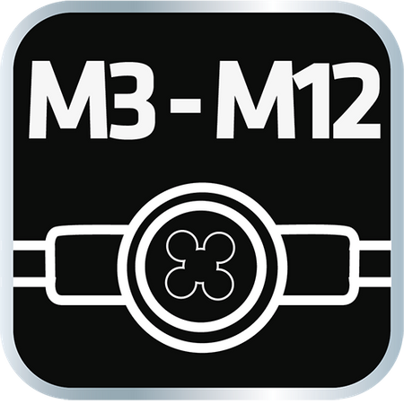Oprawka do narzynek M3 - M12, stalowa