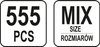 ZESTAW ZAWLECZEK PROSTYCH 555SZT MIX