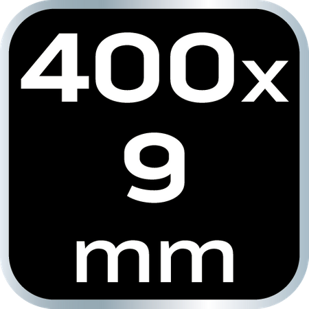 Opaski zaciskowe EXTREME 9.0 × 450 mm, białe, 50 szt.
