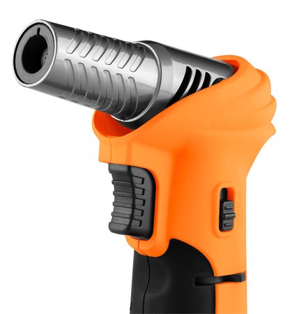 Mikropalnik gazowy z zapłonem piezo, 360st., regulacja płomienia, pojemność 10g