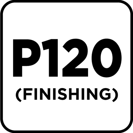 Krążki ścierne na rzep 125 mm, P120, 5 szt., z 8 otworami