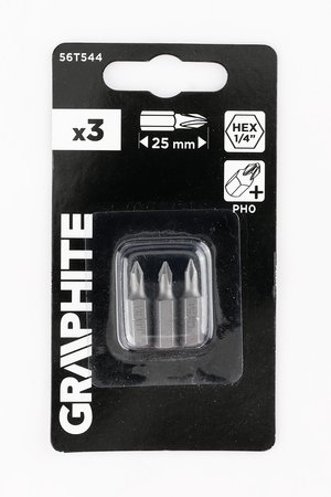 Bity PH0 x 25 mm, 3 szt.