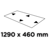Przecinarka do glazury 1500W, 250x25,  rozmiar stołu 1230x460, zakres ciecia 1200 mm