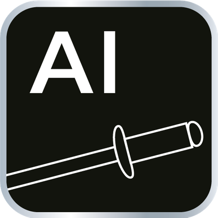 Nitownica czołowa do nitów stalowych i aluminiowych 2.4/3.2/4.0/4.8 mm