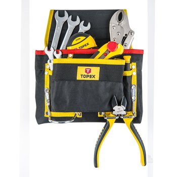 Kieszeń na narzędzia, 8 przegród, metalowe uchwyty