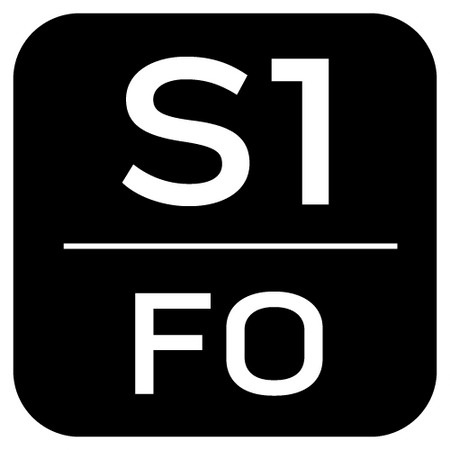 Sandały skórzane S1 FO, stalowy podnosek, rozmiar 45