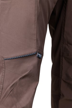 Spodnie robocze Mix&Match, stretch, brązowe, rozmiar L