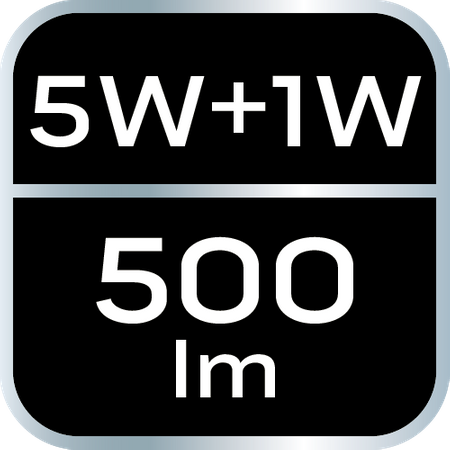 Lampa warsztatowa akumulatorowa 500 lm COB  + baza + ładowarka